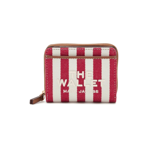 Marc Jacobs The Stripe Canvas Mini Compact Wallet