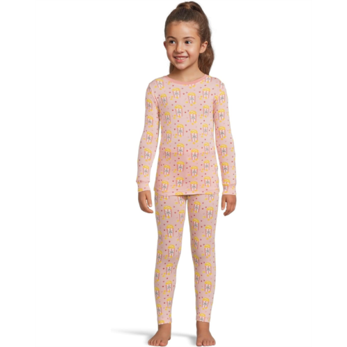 Kickee Pants Kids Print Long Sleeve Pajama Set (Toddler/Little Kid/Big Kid)
