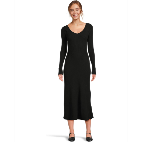 Madewell Nova V-Neck Snowy Dress