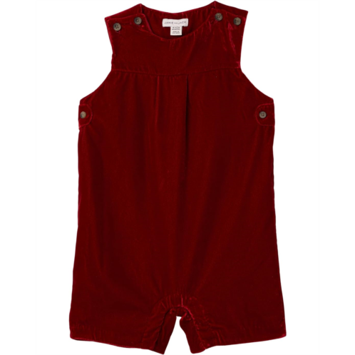 Janie and Jack Velvet Overalls (Infant)