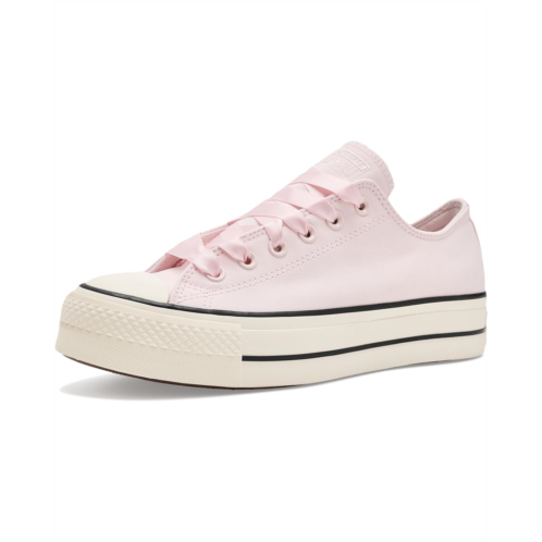Womens Converse Chuck Taylor All Star Lift Platform Peached Canvas Low Top
