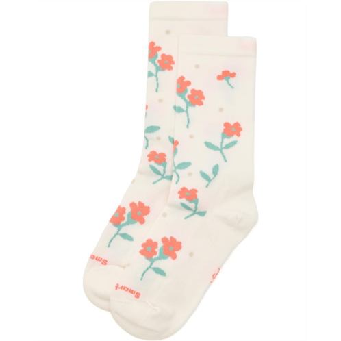 Womens Smartwool Everyday Garden Gala Crew Socks