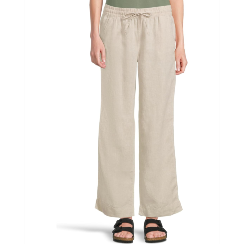 L.L.Bean Womens LLBean Premium Linen Breezy Pull-On Pants