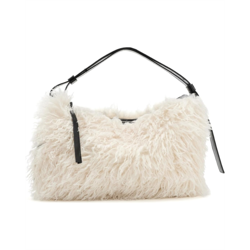 Marc Jacobs Scene Large Shoulder Bag In Grunge Fur