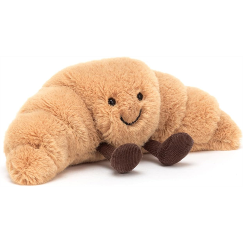 Jellycat Amuseables Croissant Stuffed Toy Small 8.5 inches - Pastry Plush - Fun Gift Idea