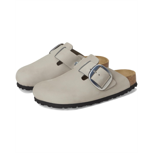 Womens Birkenstock Boston Big Buckle - Nubuck Leather