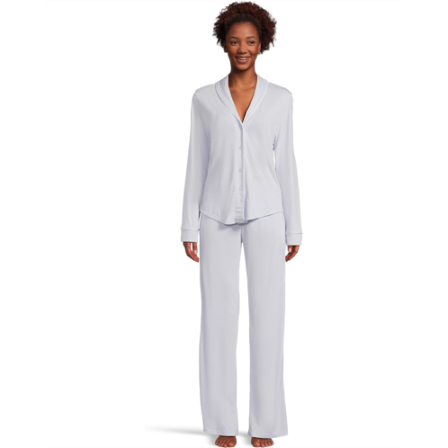 Womens Cosabella Pima Lusso Longsleeve Top And Pajama Set