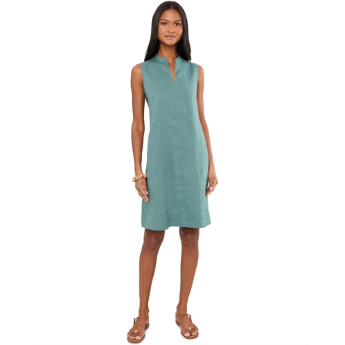 Womens Eileen Fisher Organic Linen Knee Length Dress