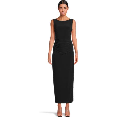 Norma Kamali Sleeveless Shirred Waist Gown