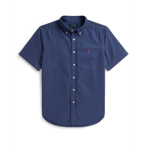 Boys Polo Ralph Lauren Kids Garment-Dyed Cotton Oxford Shirt (Big Kid)