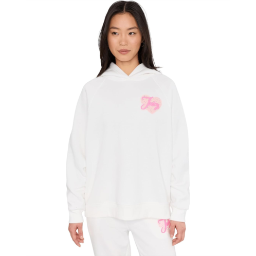 Juicy Couture Raglan Sleeve Oversized Fit Hoodie