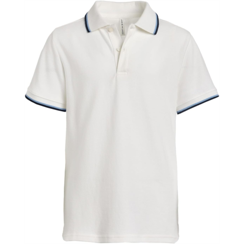 Janie and Jack Tipped Pique Polo (Toddler/Little Kid/Big Kid)