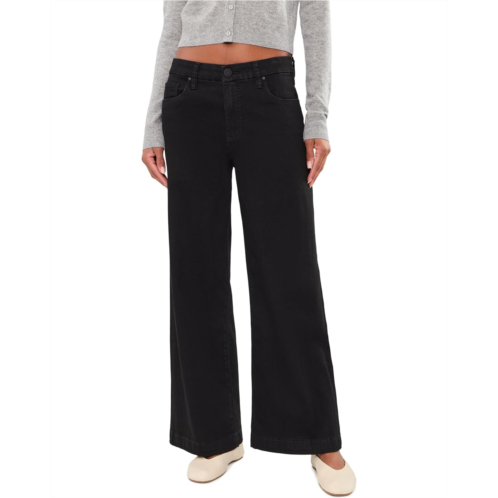 Womens KUT from the Kloth Meg High-Rise Wide Leg In Black
