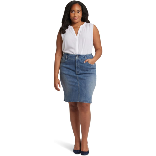 NYDJ High Rise Denim Skirt