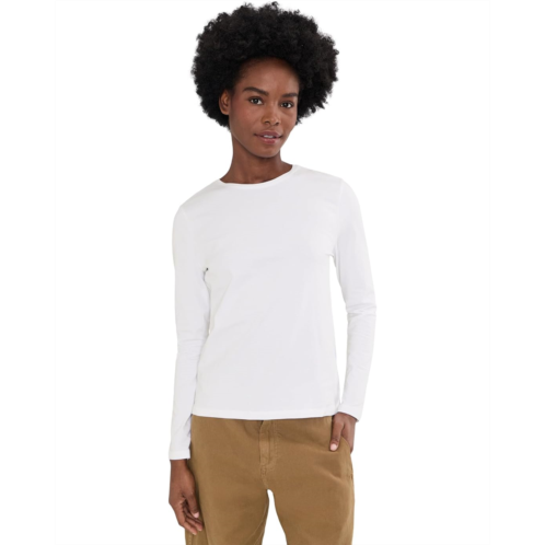 Womens PACT Luxe Signature Long Sleeve Tee