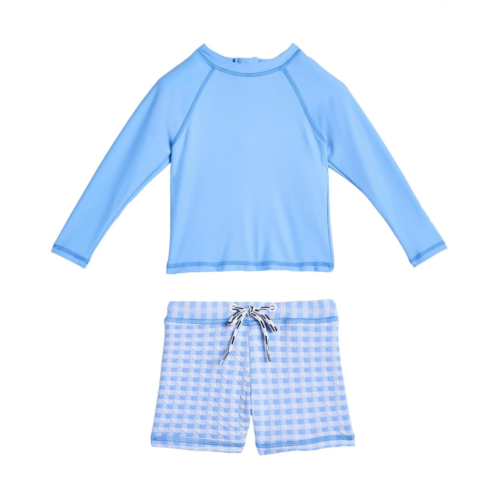 Snapper Rock Kids Seaside Blue Long Sleeve Set (Infant/Toddler/Little Kid)