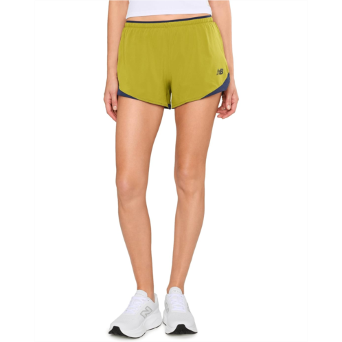 Womens New Balance 3 Run Essentials Shorts