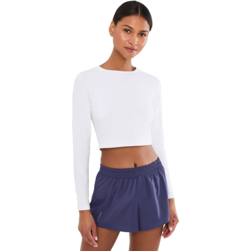 Womens Brooks Luxe Crop Long Sleeve
