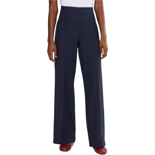 Womens Eileen Fisher Washable Stretch Crepe High Waisted Pants