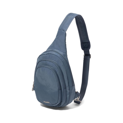 Baggallini Securtex Anti-Theft Triple Zip Sling