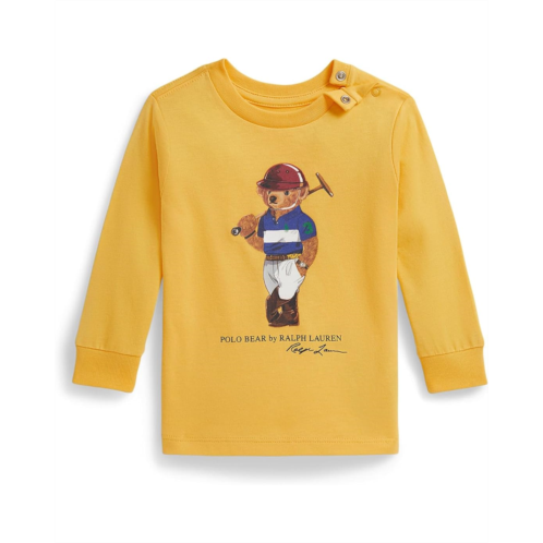 Polo Ralph Lauren Kids Polo Bear Cotton Long-Sleeve Tee (Infant)