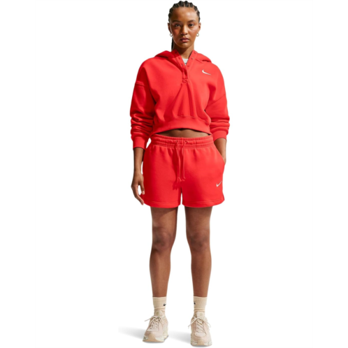 Nike Sportswear Phoenix Fleece Oversized Crop Henley Hoodie