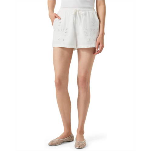Womens Splendid Cayden Embroidered Shorts