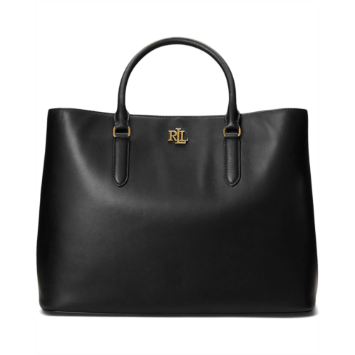 POLO RALPH LAUREN Leather Large Marcy Satchel