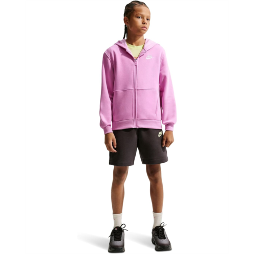 Kids Nike Kids Club Fleece LBR Full Zip Hoodie (Big Kid)
