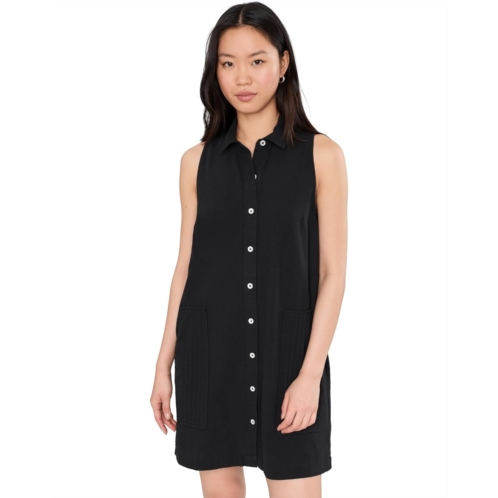 Womens Lilla P Sleeveless Pleat Pocket Dress