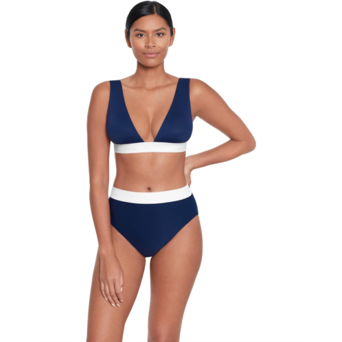 POLO RALPH LAUREN Bel Air Banded Modern V Neck Bikini Top