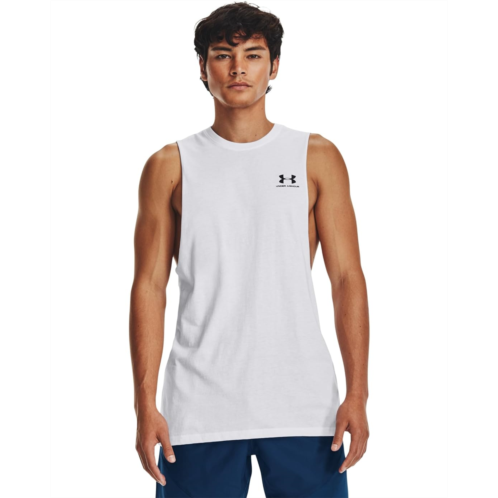 Mens Under Armour Left Chest Cutoff Tank