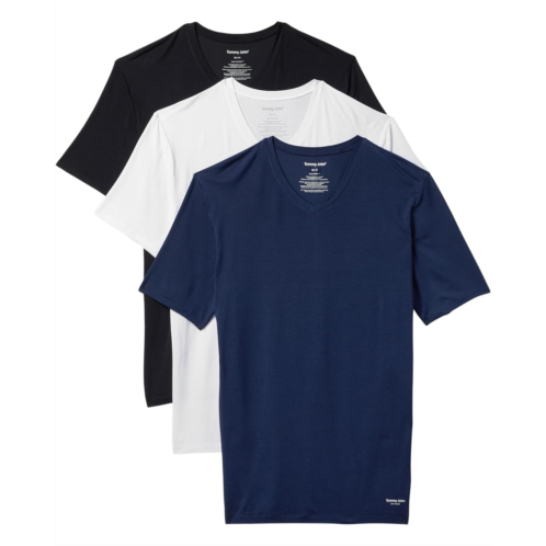 Mens Tommy John Second Skin Modal V-neck Stay Tucked Undershirt 3-pack