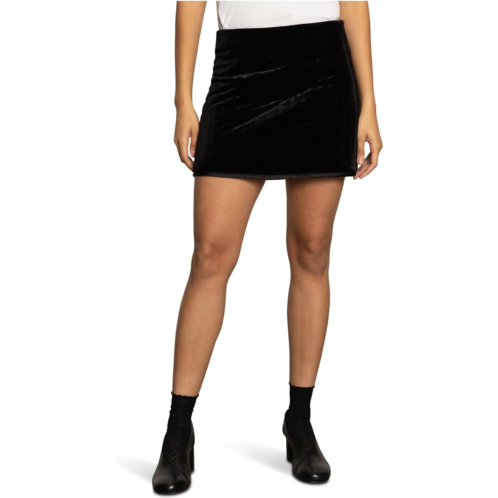 Womens Sanctuary The Quilted Velvet Mini