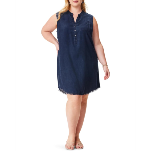 NICZOE Plus Size Denim Dress