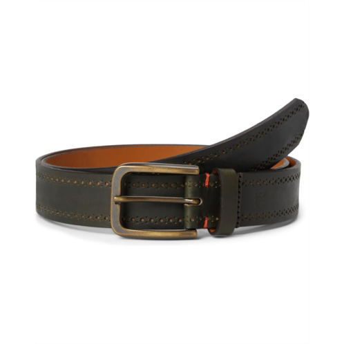 Johnston & Murphy 175th Anniversary Brogue Leather Belt