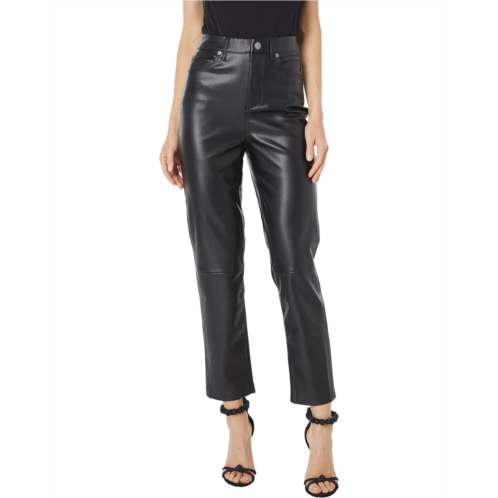 Blank NYC Need You Tonight - Leather Five-Pocket High-Rise Pants