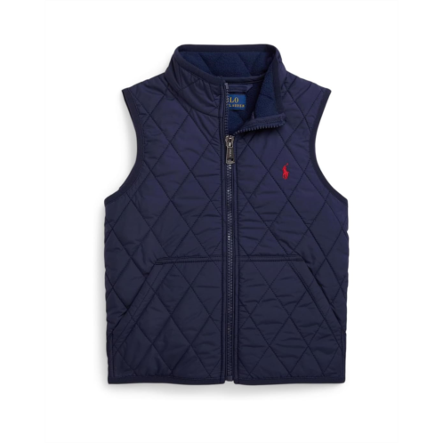 Boys Polo Ralph Lauren Kids Fleece-Lined Quilted Vest (Toddler/Little Kid)