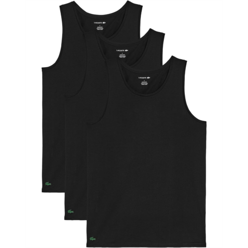 Mens Lacoste 3-Pack Slim Fit Tank Top