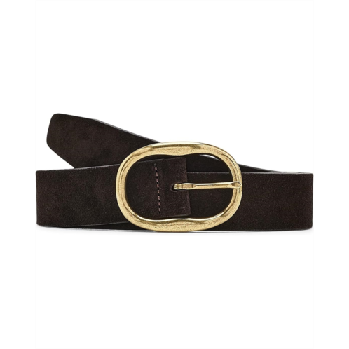 Madewell Suede Oval Buckle Belt