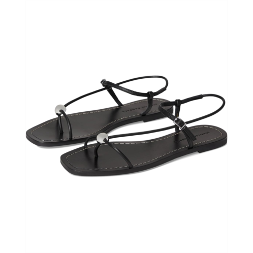 Womens Loeffler Randall Lara Strappy Flat Sandals with Ball