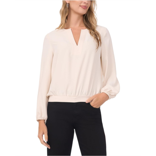 Womens Vince Camuto Long Sleeve Half Placket