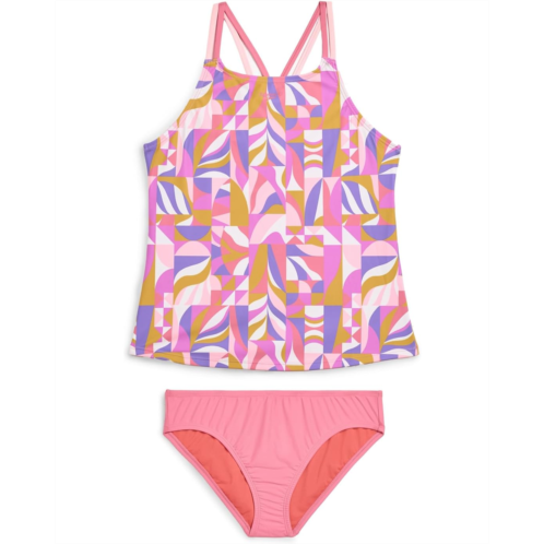 Girls Speedo Kids Swimsuit Two-Piece Tankini Thin Straps (Big Kid)