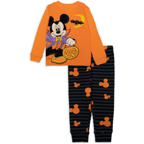 Kids Disney Two-Piece Snug Fit Cotton Holiday Pajama Set (Toddler/Little Kid)