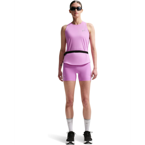 Womens Nike 4 Swift High-Waisted Tight Running Shorts with Pockets