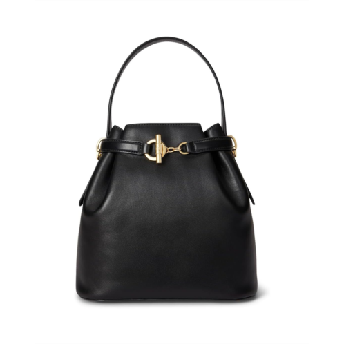 POLO RALPH LAUREN Lauren Ralph Lauren Leather Medium Blaike Bucket Bag