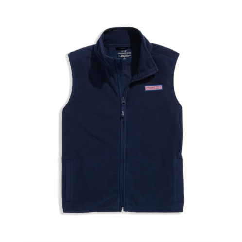 Vineyard Vines Kids Harbor Fleece Zip-Up Vest (Little Kid/Big Kid)