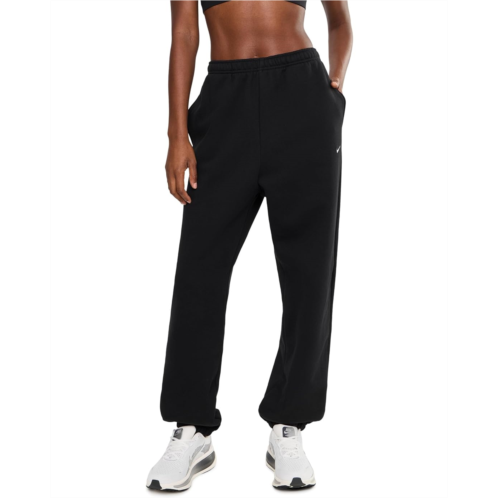 Womens Nike Studio Fleece Midweight High-Rise Oversized Cuffed Pants