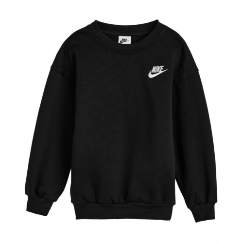 Girls Nike Kids Oversized Crewneck Sweatshirt (Little Kid)