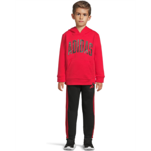 Adidas Kids Graphic Fleece Pullover Joggers Set